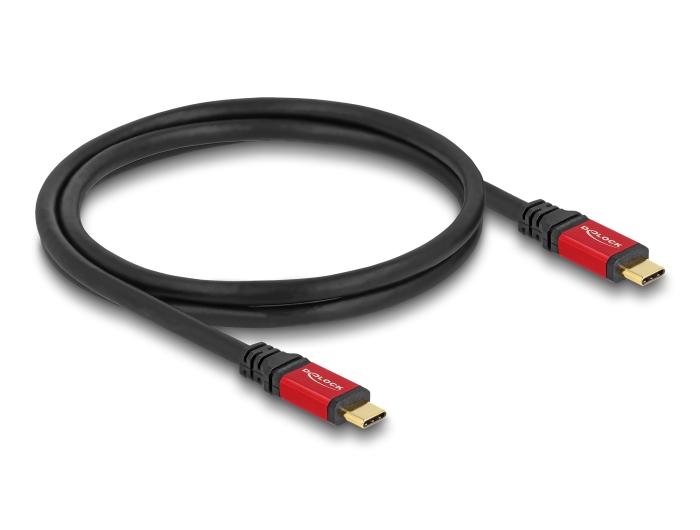 Delock USB 20 Gbps Kabel USB Type-C™ Stecker zu Stecker PD 3.0 100 W E-M