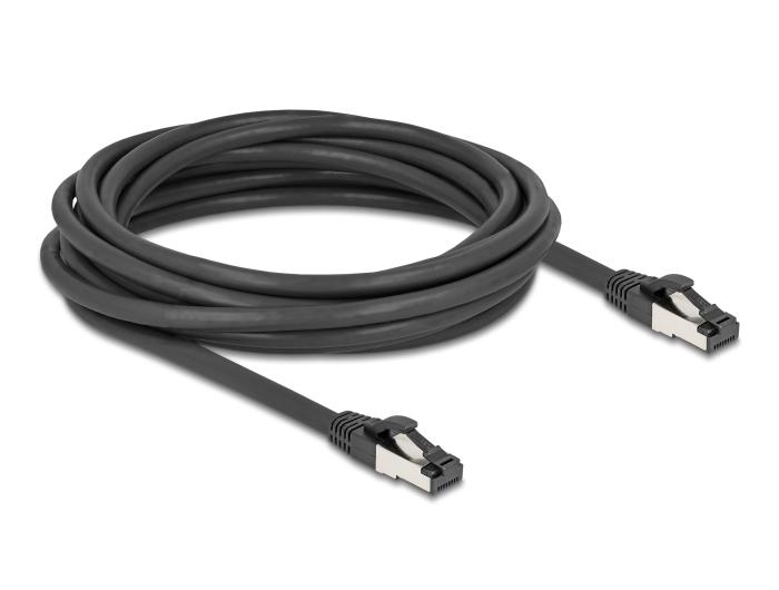 Delock RJ45 Netzwerkkabel Cat.8.1 S/FTP 5 m bis 40 Gbps schwarz