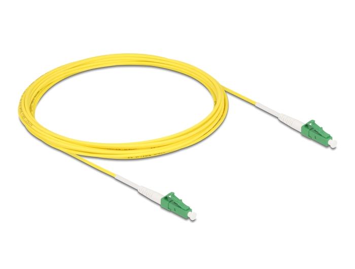 Delock Lichtwellenleiterkabel LC-APC zu LC-APC Simplex Singlemode OS2 5 m