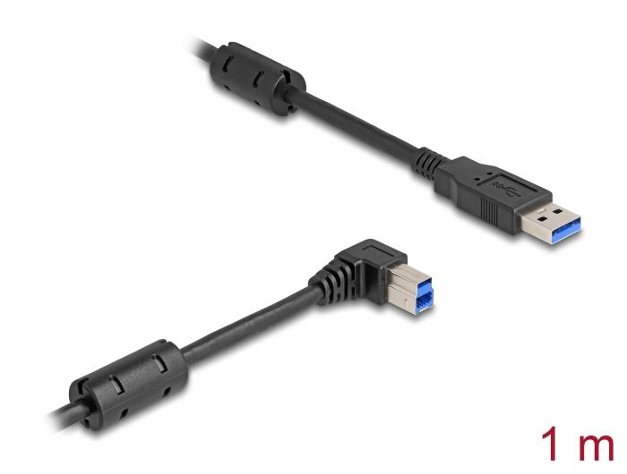 Delock USB 5 Gbps Kabel Typ-A Stecker auf Typ-B Stecker 90 rechts gewinkelt