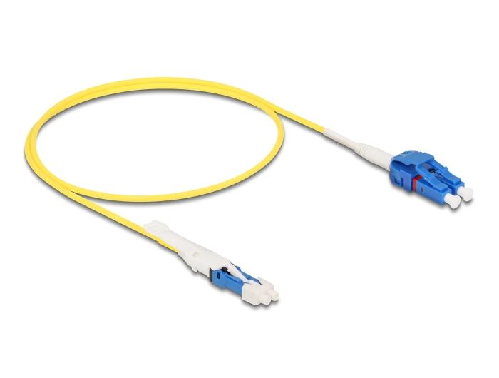 Delock LWL Kabel CS Stecker zu LC Duplex UPC Singlemode G657A2 / OS2 Unibo