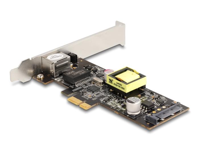 Delock PCI Express x1 Karte auf 1 x 2,5 Gigabit LAN PoE+ i225