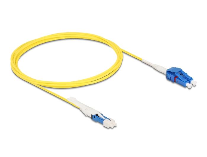 Delock LWL Kabel CS Stecker zu LC Duplex UPC Singlemode G657A2 / OS2 Unibo