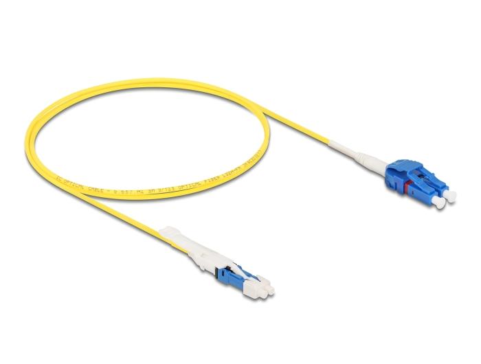 Delock LWL Kabel CS Stecker zu LC Duplex UPC Singlemode G657A2 / OS2 Unibo