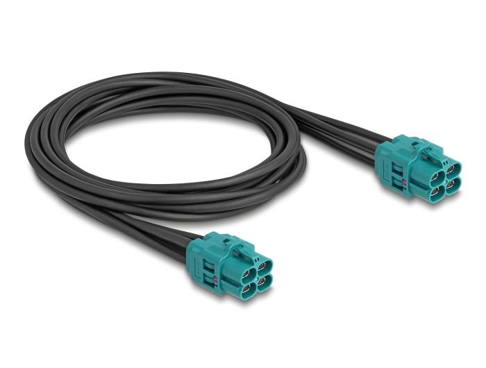 Delock Kabel HDMTD Z Quad Buchse zu HDMTD Z Quad Buchse 1 m