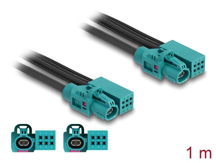 Delock Kabel HDMTD Z single + Powerpin Buchse zu HDMTD Z single + Powerpin