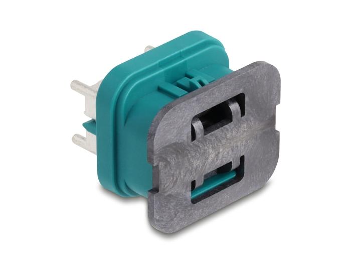 Delock HDMTD Quad-Stecker für Leiterplatte Schutzart IP67 / IP69K