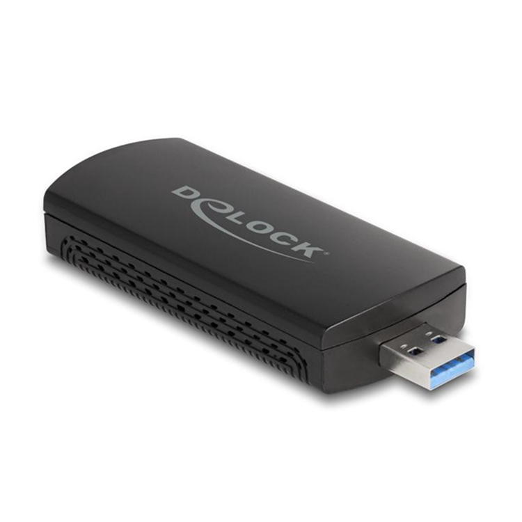 Delock Wi-Fi 6E Dualband WLAN USB Adapter AX5400 (2 x 2402 + 574 Mbps) - Delock