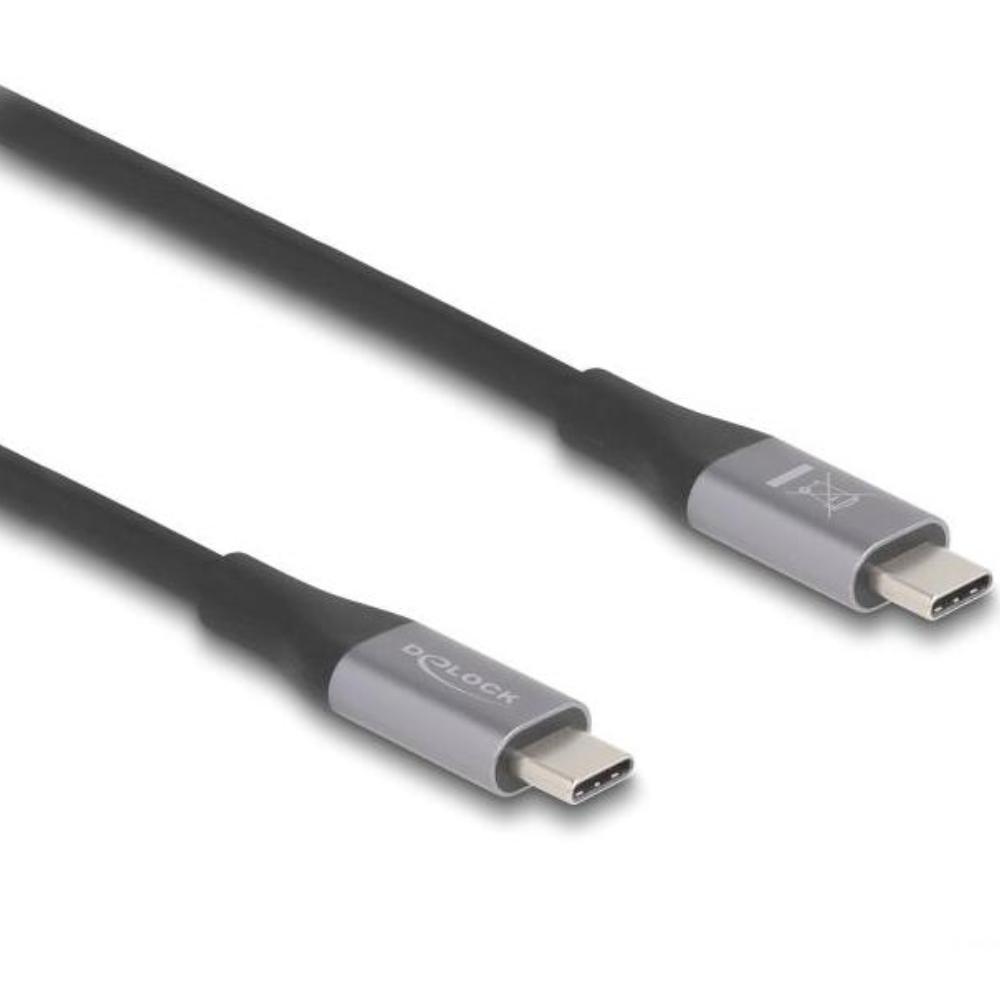 Delock USB 40 Gbps Kabel USB Type-C™ Stecker zu Stecker PD 3.1 240 W E-M