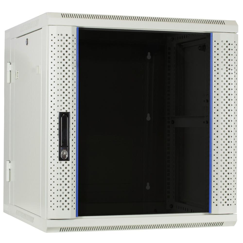 12U Serverrack 19 Zoll 600x600x635mm (BxTxH) Patchfeld Wandgehäuse Datenraum