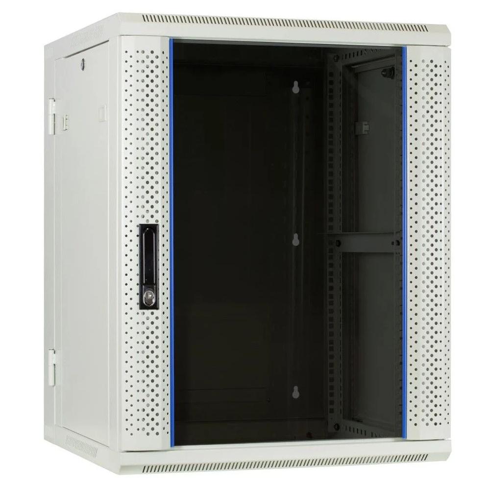 15HE Serverrack 19 Zoll 600x600x770mm (BxTxH) Patchfeld Wandgehäuse Datenraum