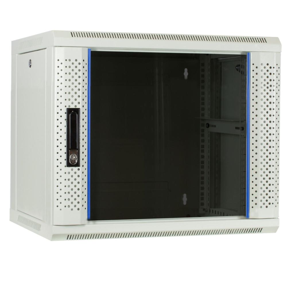 9U Serverrack 19 Zoll 600x450x500mm (BxDxH) Patchfeld Wandgehäuse Datenrack