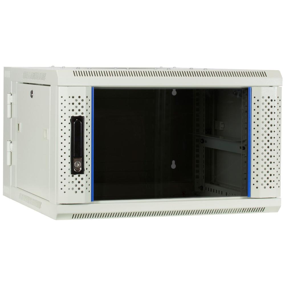6HE Serverrack 19 Zoll 600x600x368mm (BxTxH) Patchfeld Wandgehäuse Datenraum