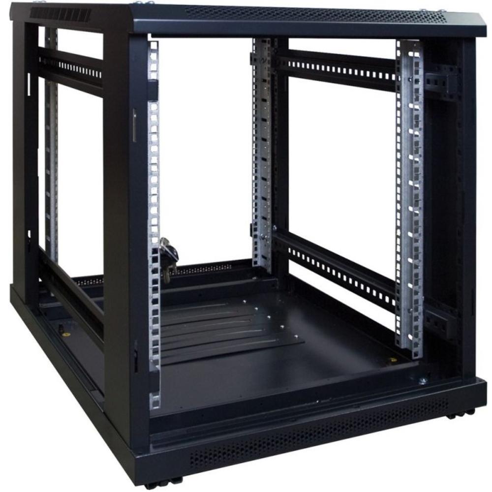 12U Mini-Serverrack 19 Zoll 600x800x720mm (BxTxH) Patchfeld Rackschrank Datenraumschrank
