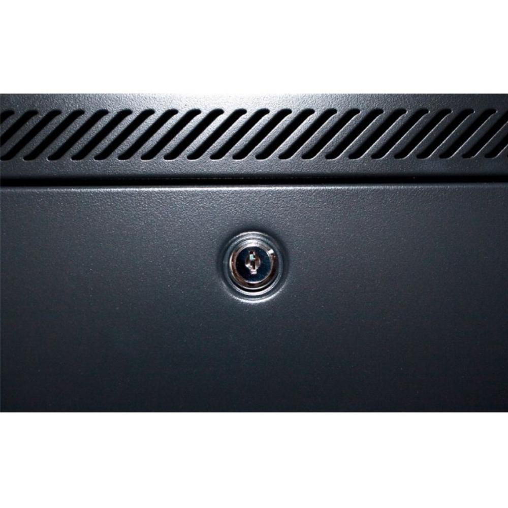 12U Mini-Serverrack 19 Zoll 600x800x720mm (BxTxH) Patchfeld Rackschrank Datenraumschrank