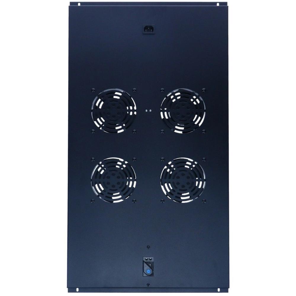 Ventilatorpaket 410 x 750 x 40 mm (BxDxH) 19 Zoll Patchfeld Rackschrank Datenraum