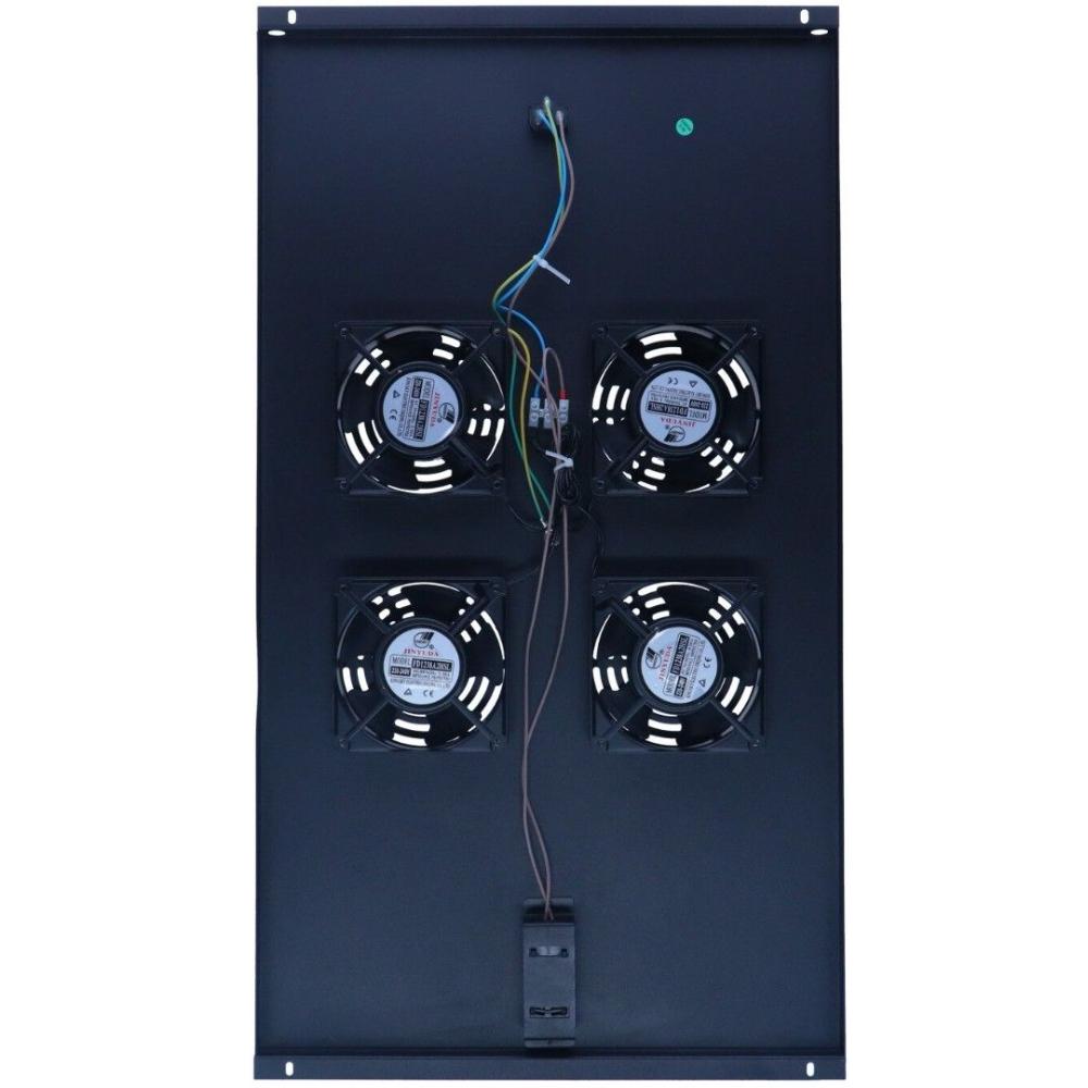 Ventilatorpaket 410 x 750 x 40 mm (BxDxH) 19 Zoll Patchfeld Rackschrank Datenraum