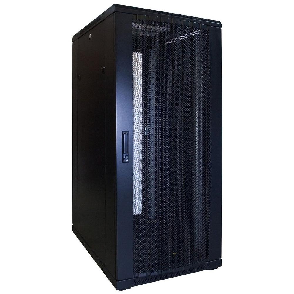 27U Serverrack 19 Zoll 600x800x1400mm (BxTxH) Patchfeld Rackschrank Datenraumschrank