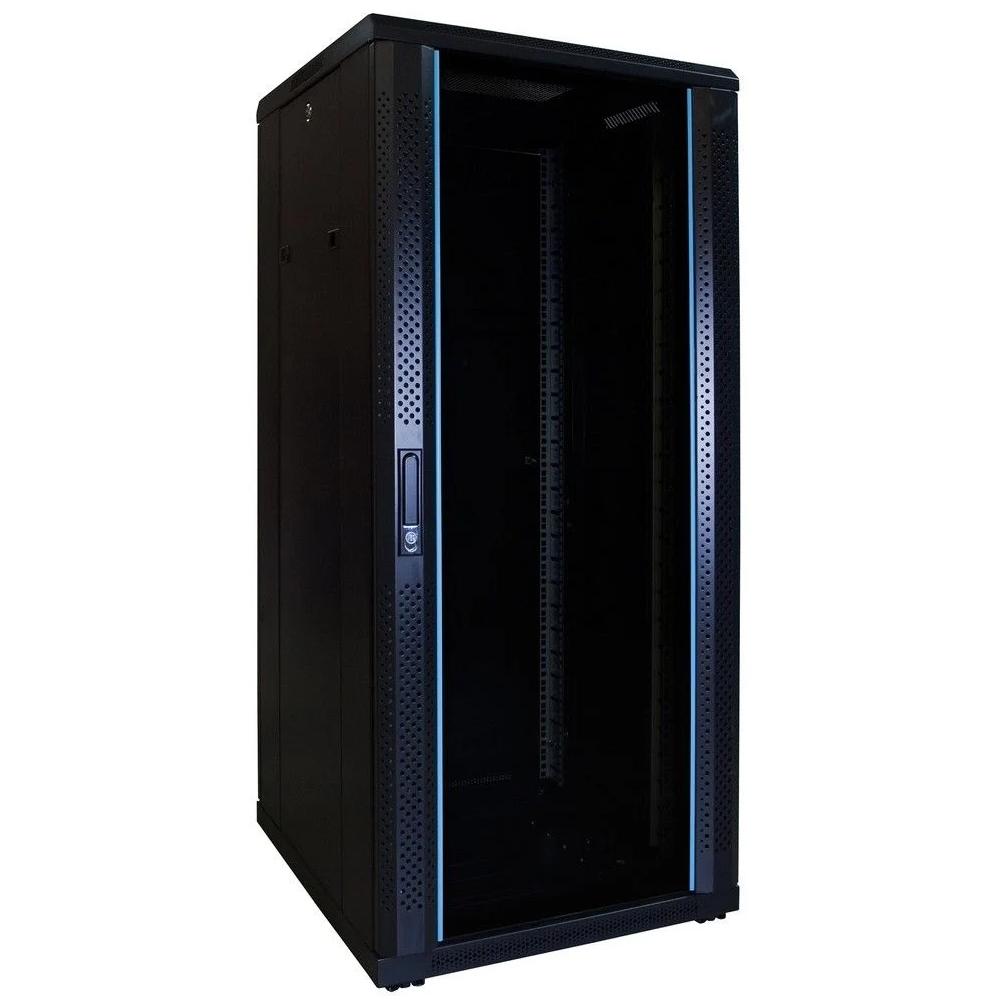 27U Serverrack 19 Zoll 600x600x1400mm (BxTxH) Patchfeld Rackschrank Datenraumschrank