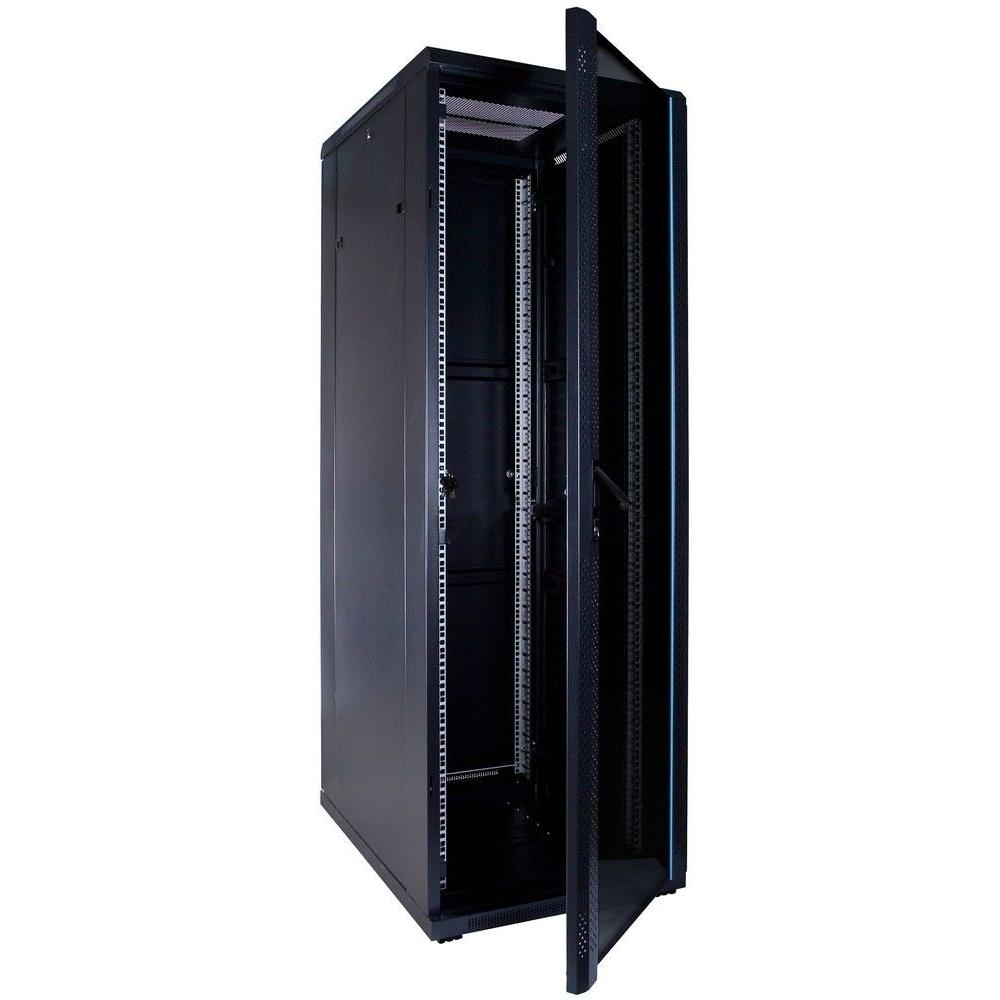 37U Serverrack 19 Zoll 600x800x1800mm (BxTxH) Patchfeld Rackschrank Datenraumschrank