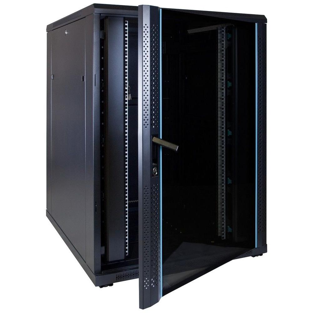 22U Serverrack 19 Zoll 800x1000x1200mm (BxTxH) Patchfeld Rackschrank Datenraumschrank
