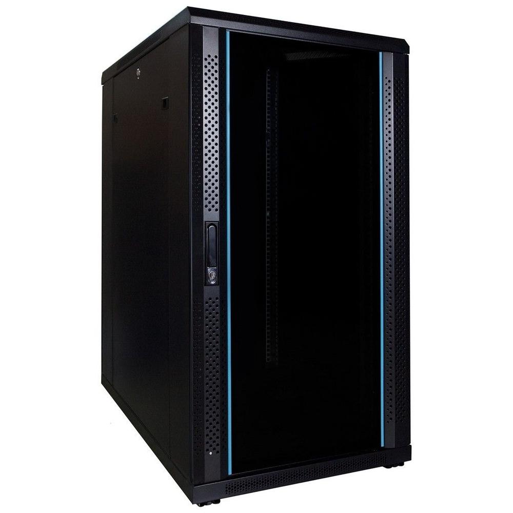 22U Serverrack 19 Zoll 600x800x1200mm (BxTxH) Patchfeld Rackschrank Datenrack