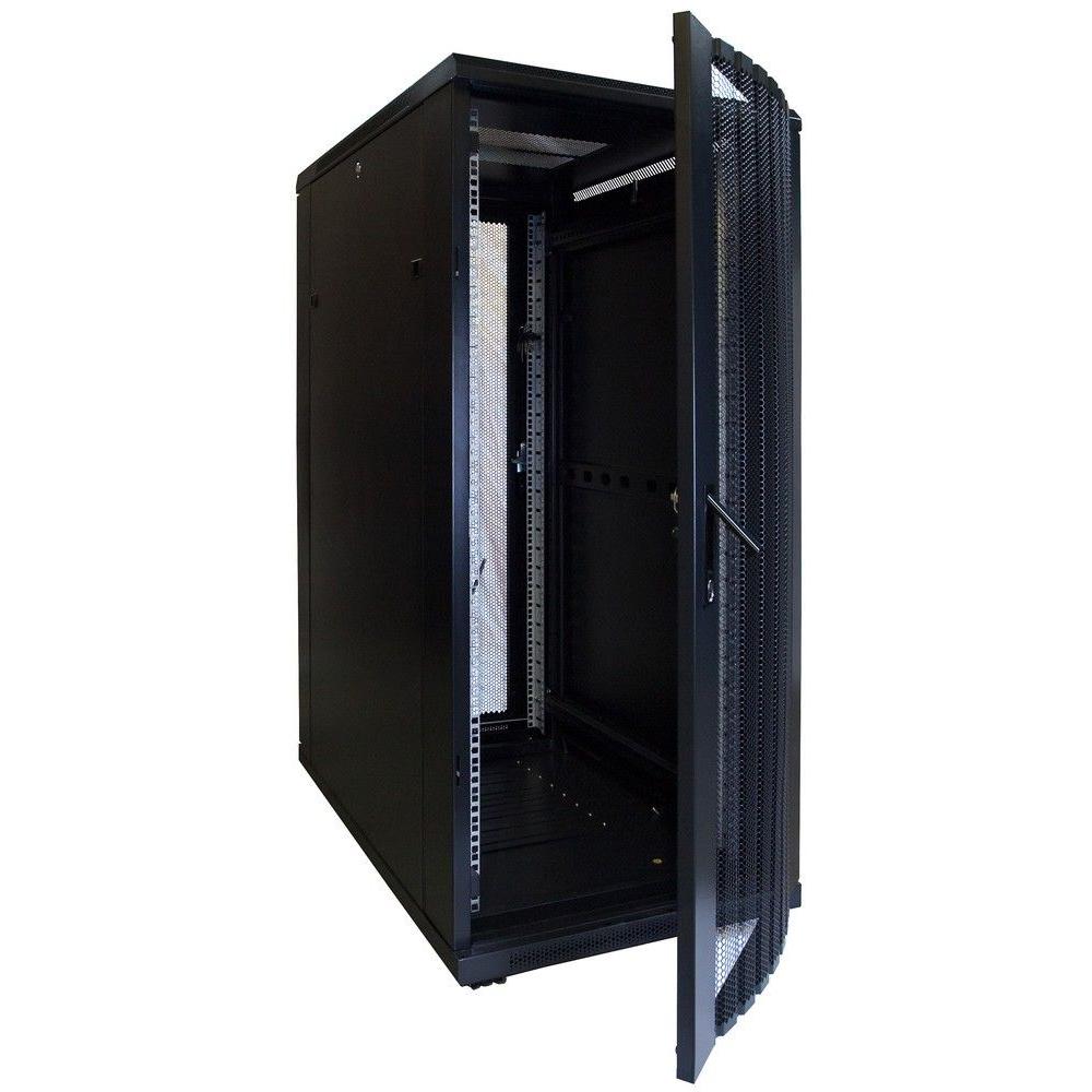 27U Serverrack 19 Zoll 600x1000x1400mm (BxTxH) Patchfeld Rackschrank Datenraumschrank