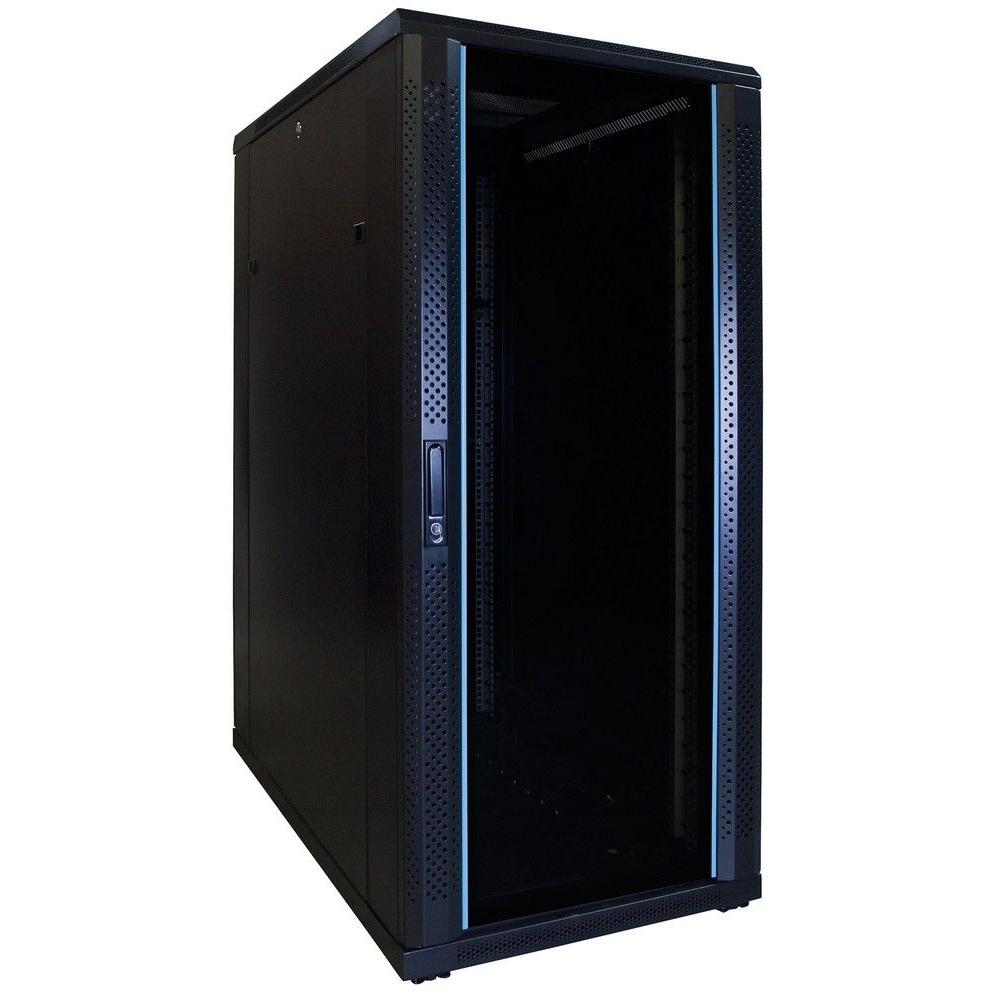 27U Serverrack 19 Zoll 600x1000x1400mm (BxTxH) Patchfeld Rackschrank Datenraumschrank