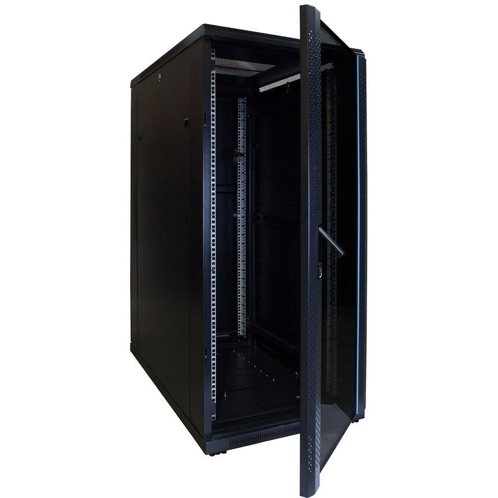 27U Serverrack 19 Zoll 600x1000x1400mm (BxTxH) Patchfeld Rackschrank Datenraumschrank