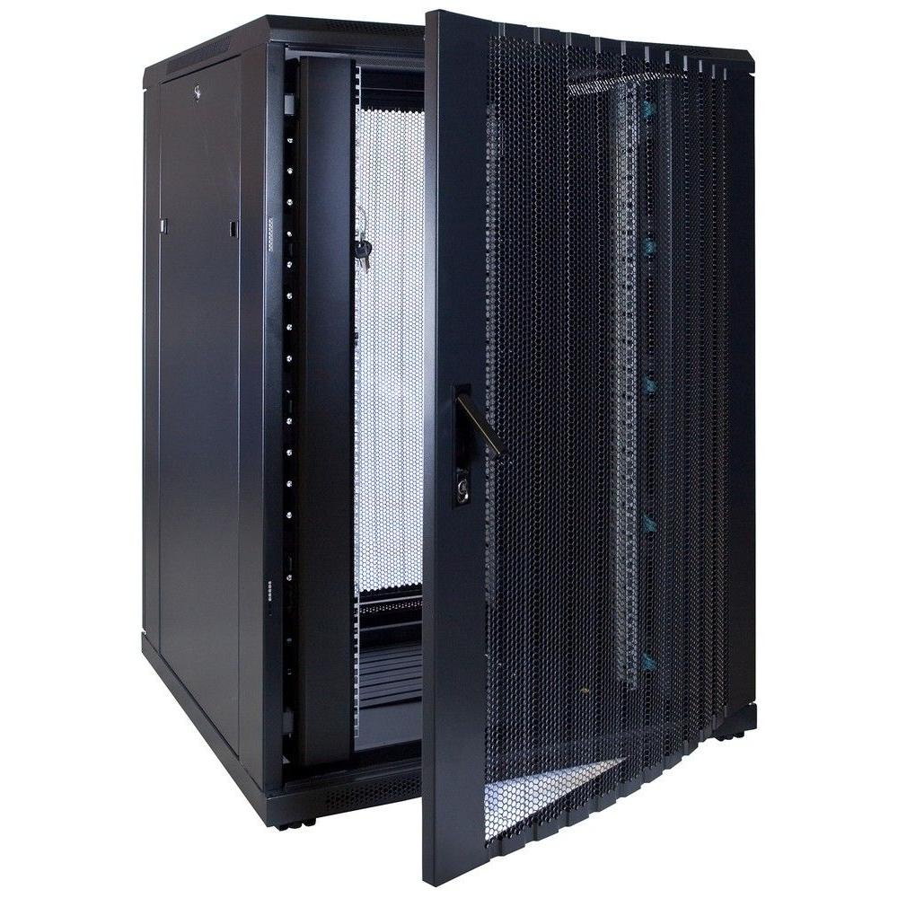 22U Serverrack 19 Zoll 800x800x1200mm (BxTxH) Patchfeld Rackschrank Datenrack