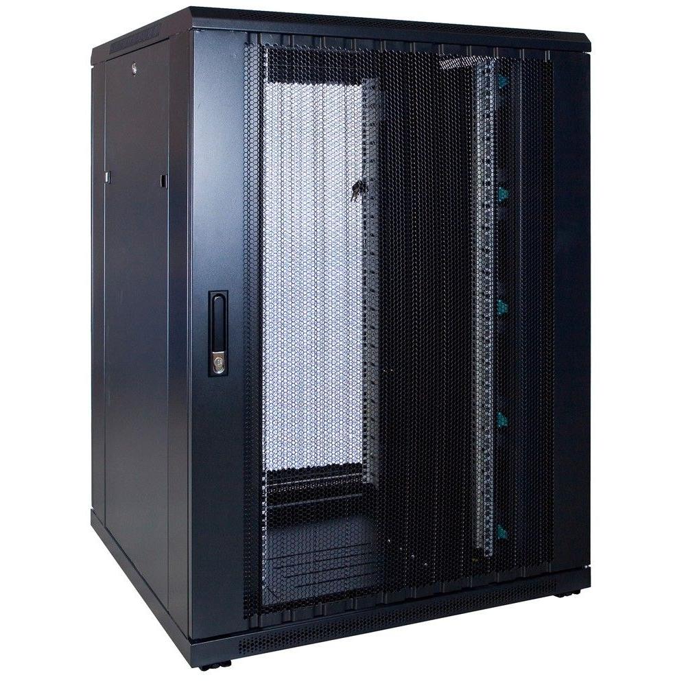 22U Serverrack 19 Zoll 800x800x1200mm (BxTxH) Patchfeld Rackschrank Datenrack