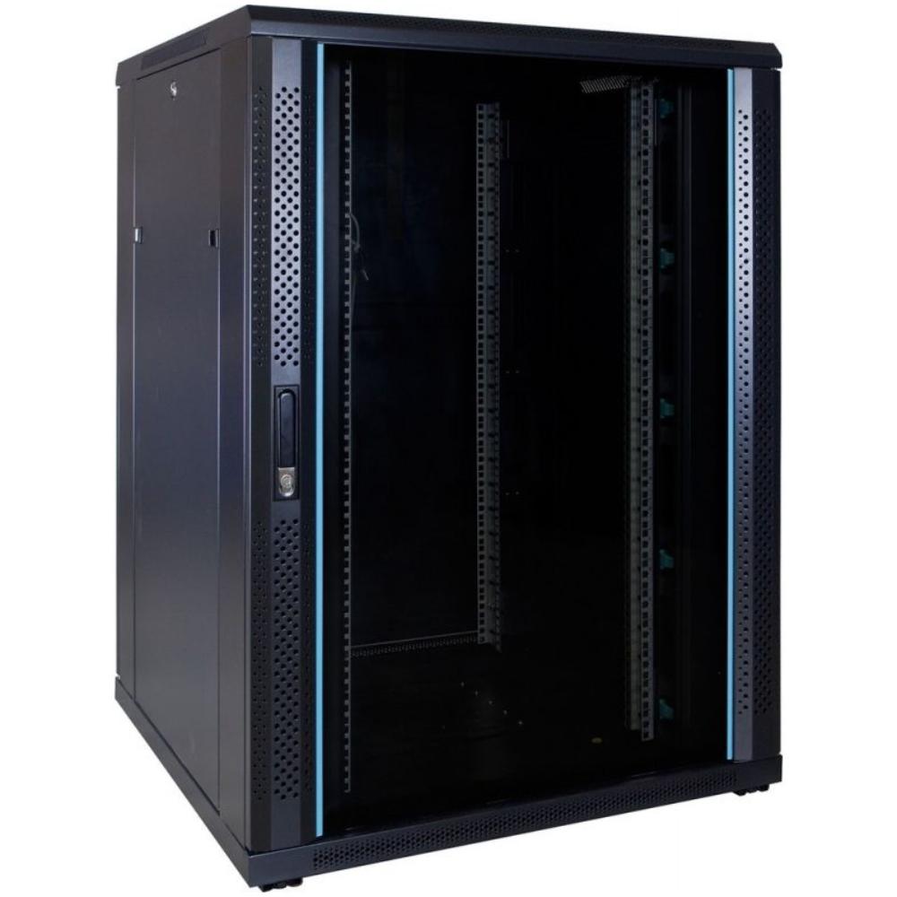 22U Serverrack 19 Zoll 800x800x1200mm (BxTxH) Patchfeld Rackschrank Datenrack