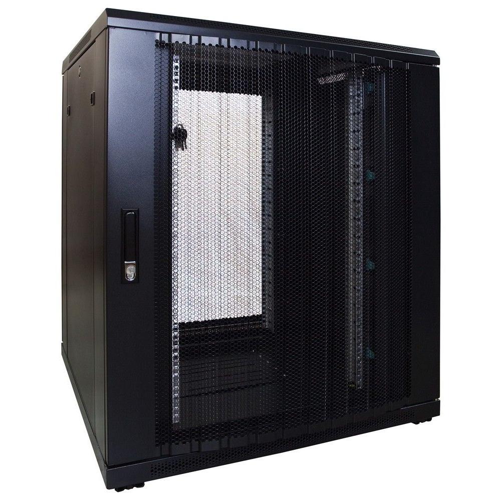 18HE Serverrack 19 Zoll 800x800x1000mm (BxTxH) Patchfeld Rackschrank Datenraumschrank