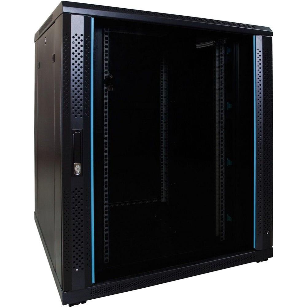 18HE Serverrack 19 Zoll 800x800x1000mm (BxTxH) Patchfeld Rackschrank Datenraumschrank