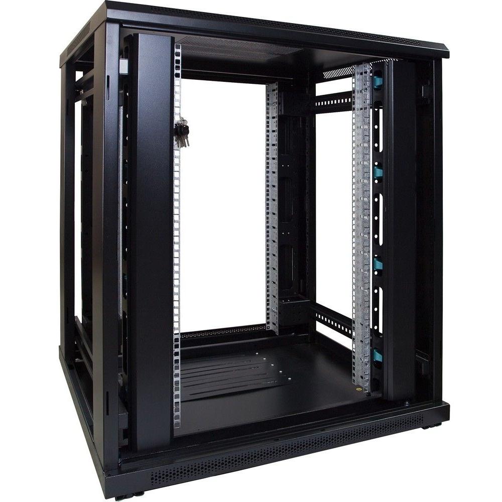 18HE Serverrack 19 Zoll 800x800x1000mm (BxTxH) Patchfeld Rackschrank Datenraumschrank
