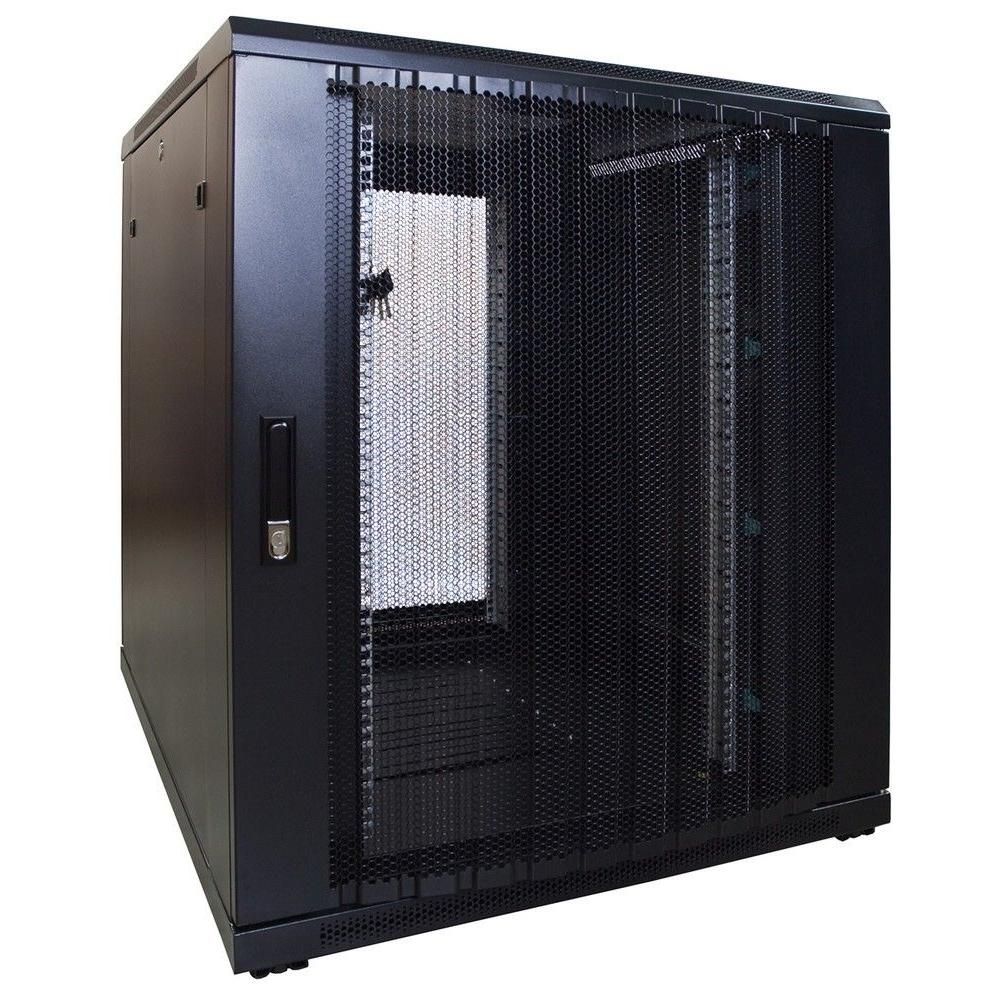 18HE Serverrack 19 Zoll 800x1000x1000mm (BxDxH) Patchfeld Rackschrank Datenraumschrank
