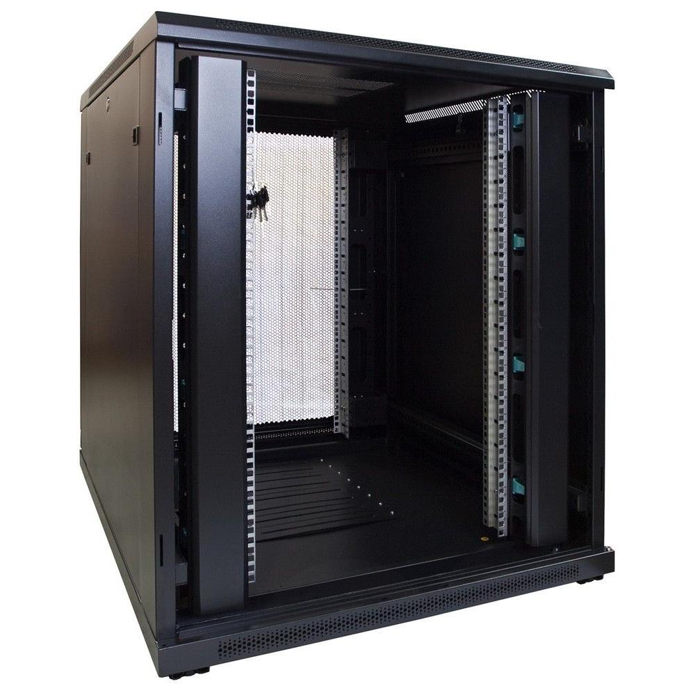 18HE Serverrack 19 Zoll 800x1000x1000mm (BxDxH) Patchfeld Rackschrank Datenraumschrank