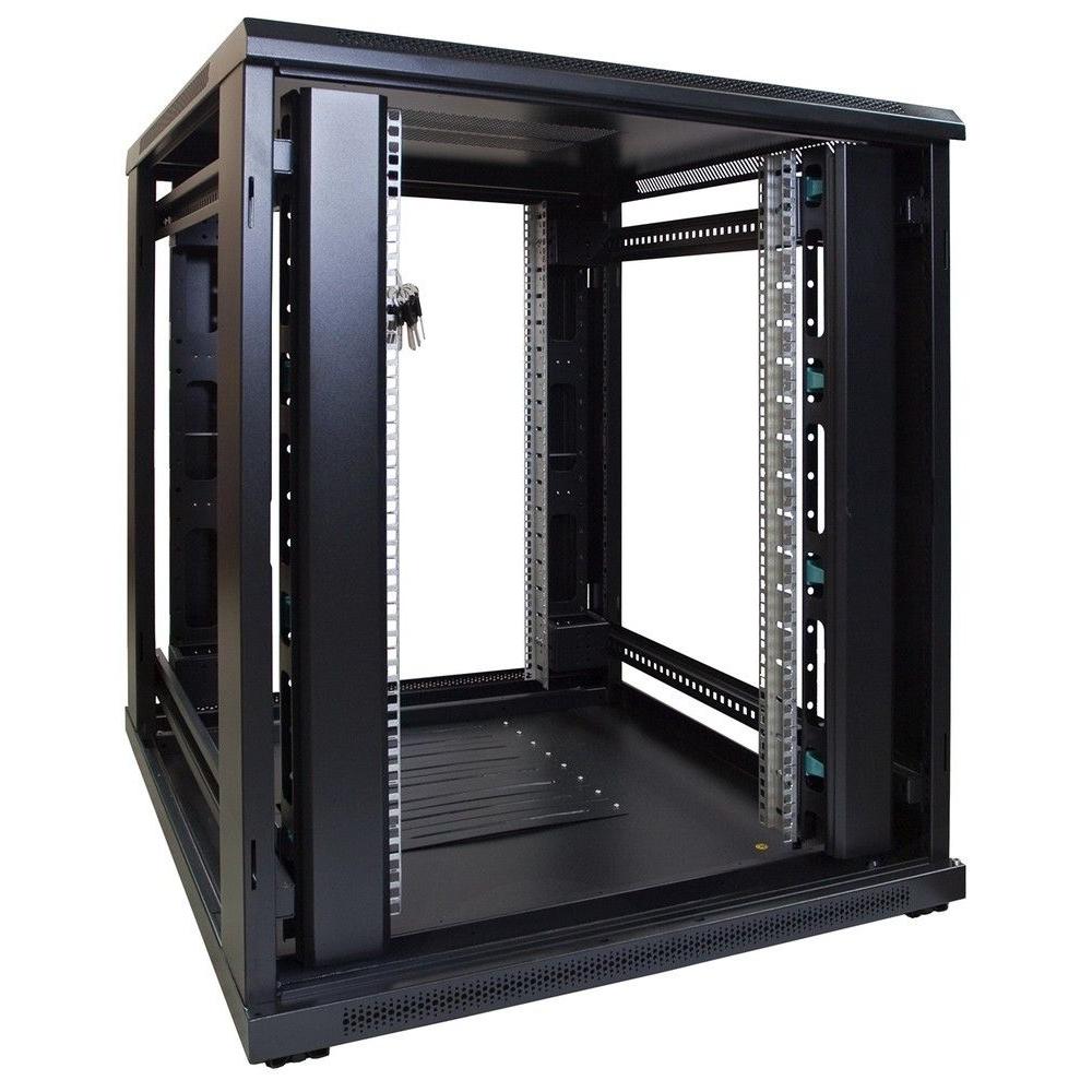 18HE Serverrack 19 Zoll 800x1000x1000mm (BxDxH) Patchfeld Rackschrank Datenraumschrank
