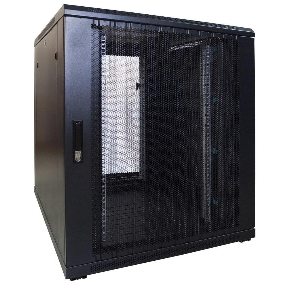 18HE Serverrack 19 Zoll 800x1000x1000mm (BxDxH) Patchfeld Rackschrank Datenraumschrank