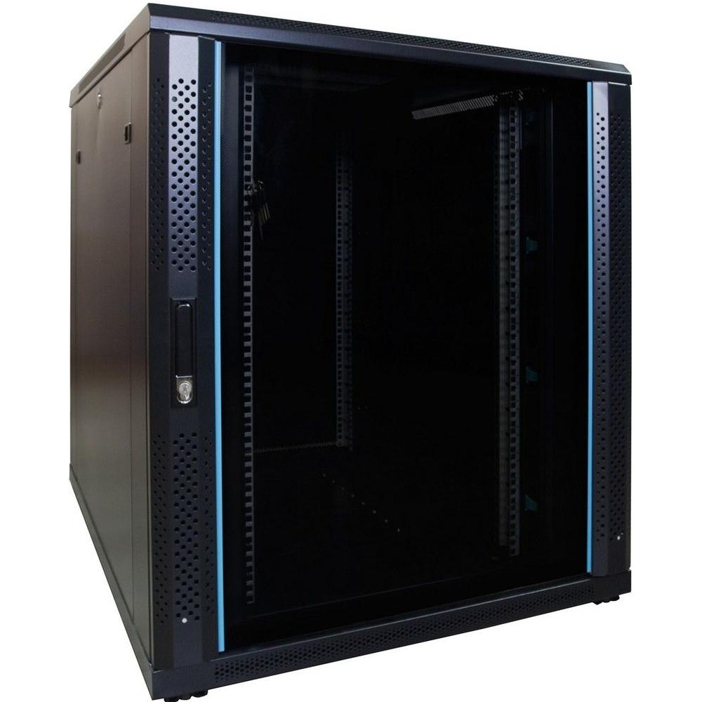 18HE Serverrack 19 Zoll 800x1000x1000mm (BxDxH) Patchfeld Rackschrank Datenraumschrank