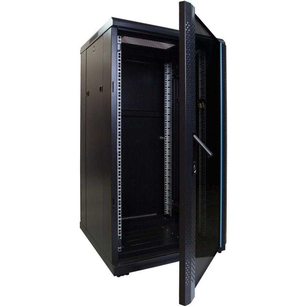 22U Serverrack 19 Zoll 600x600x1200mm (BxTxH) Patchfeld Rackschrank Datenraumschrank
