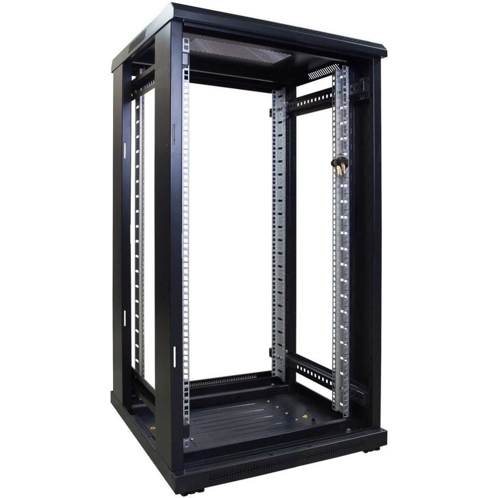 22U Serverrack 19 Zoll 600x600x1200mm (BxTxH) Patchfeld Rackschrank Datenraumschrank