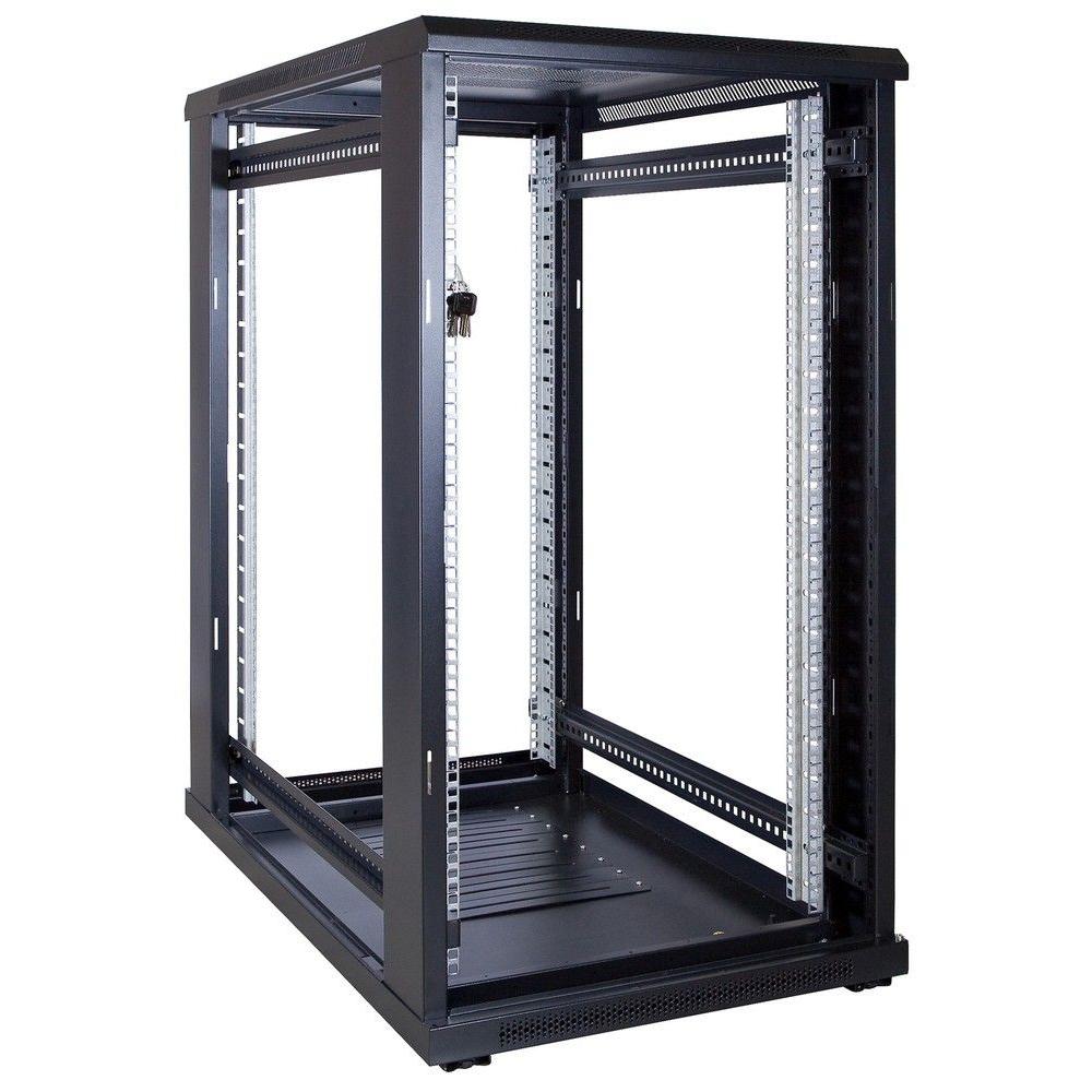 22U Serverrack 19 Zoll 600x1000x1200mm (BxTxH) Patchfeld Rackschrank Datenrack