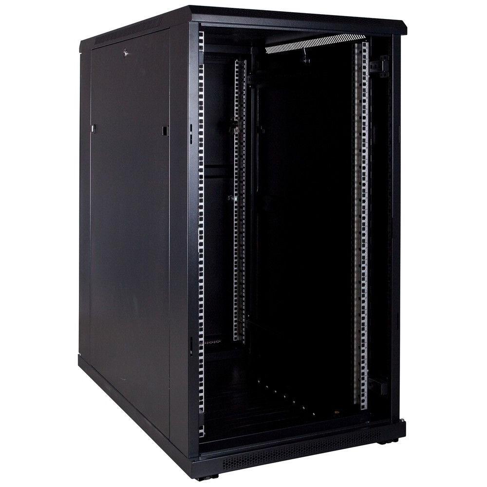 22U Serverrack 19 Zoll 600x1000x1200mm (BxTxH) Patchfeld Rackschrank Datenrack