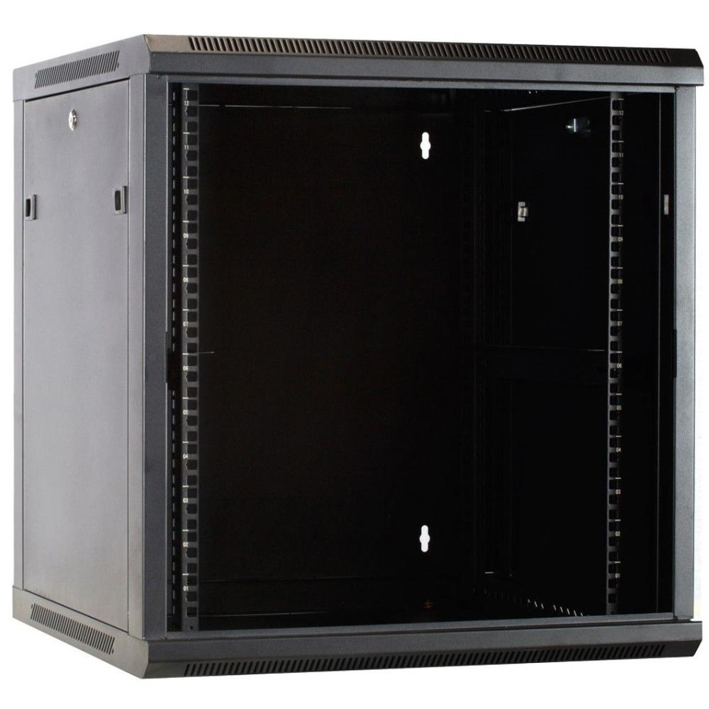 12U Serverrack 19 Zoll 600x600x635mm (BxTxH) Patchfeld Wandgehäuse Datenraum