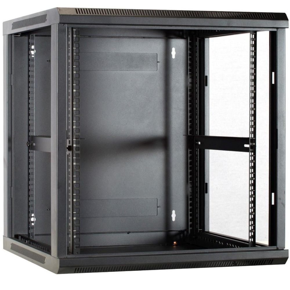 12U Serverrack 19 Zoll 600x600x635mm (BxTxH) Patchfeld Wandgehäuse Datenraum