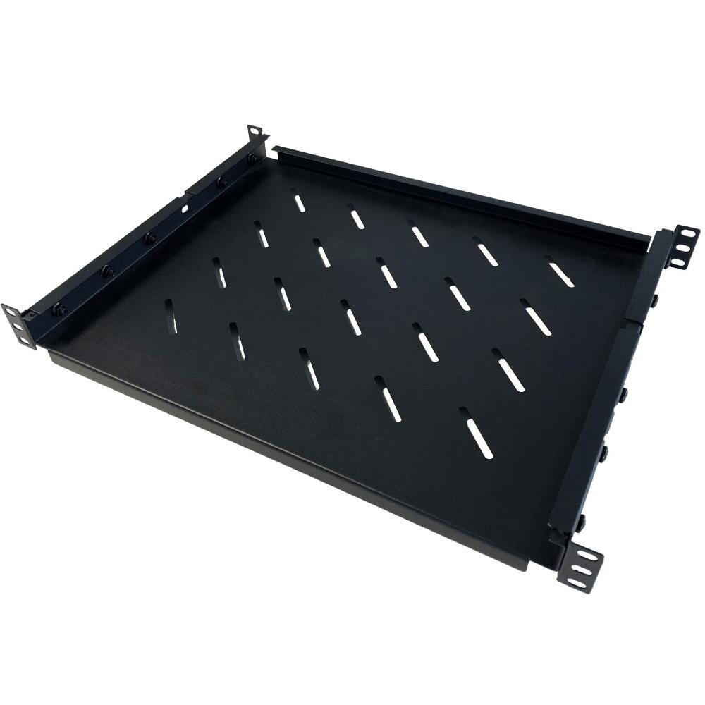 1HE Verstellbares Fachboden 482 x 650 x 44 mm (BxDxH) Patchfeld Rackschrank Datenraum