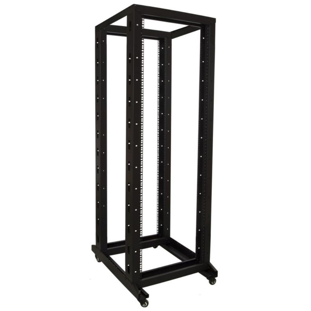 37U Rackschrank auf Rollen 600x800x1800mm (BxDxH) 19 Zoll Patchfeld Serverrack Datenrack