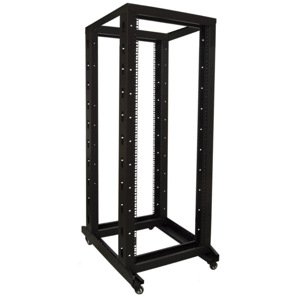 32U Rackschrank auf Rollen 600x800x1600mm (BxDxH) 19 Zoll Patchfeld Serverrack Datenrack