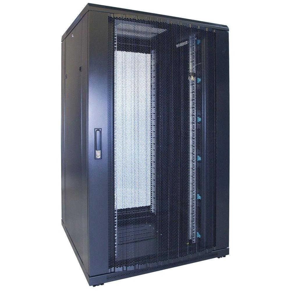 27U Serverrack 19 Zoll 800x800x1400mm (BxTxH) Patchfeld Rackschrank Datenrack